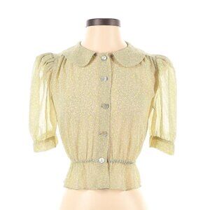 NWT Aritzia Wilfred blouse - Sheer Short Sleeve blouse - XXS